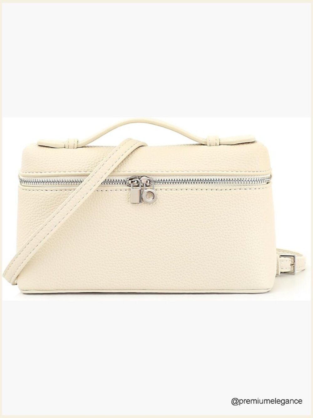 Small Pebbled Pu Leather Crossbody Top Handle Shoulder Bag